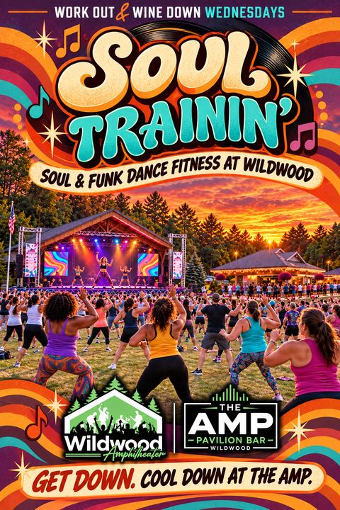 Soul Trainin' poster, Soul and funk dance fitness at Wildwood